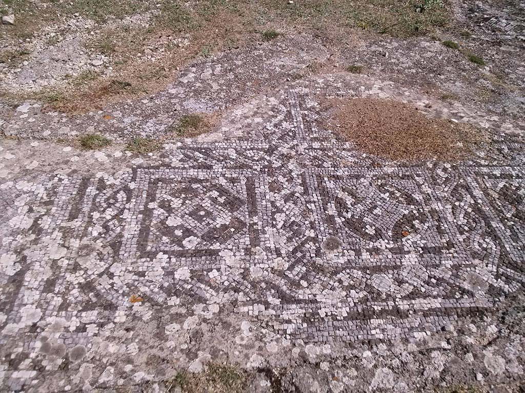 Remains of the Roman mozaic